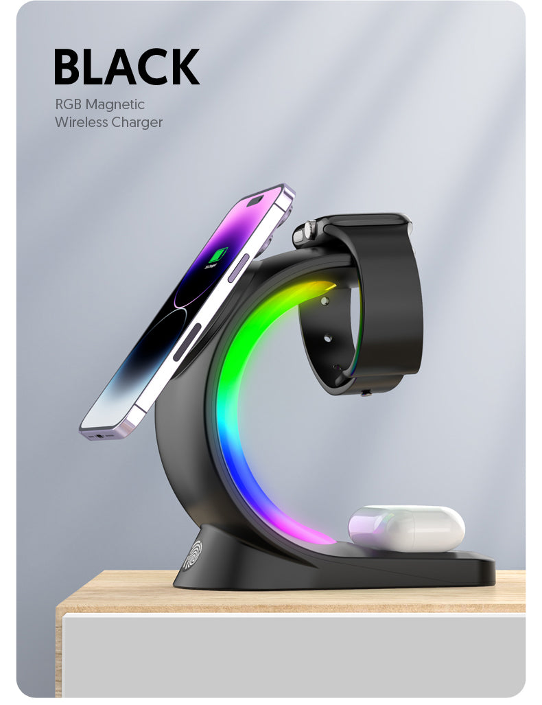 4-in-1 Magnetic Wireless Charger
