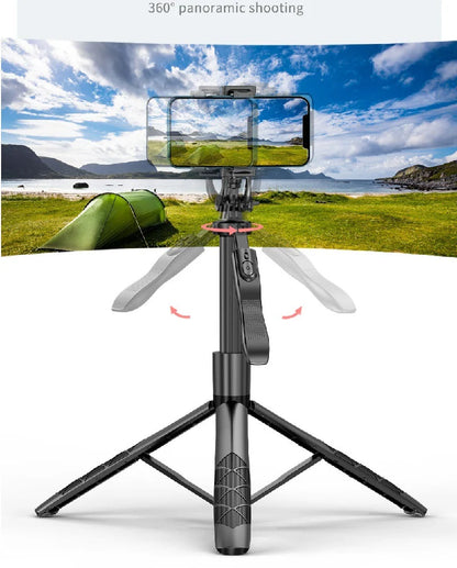 36360° AI Smart Face Tracking Gimbal – Auto Phone Holder for Smartphone Vlogging, Live Streaming, and Video Stabilization with Tripod